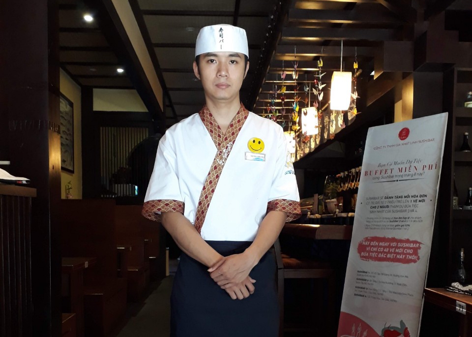 CÔNG TY TNHH GIA NHẬT LINH SUSHIBAR TUYỂN DỤNG VỊ TRÍ PHỤ BẾP LẠNH ( QUẦY SUSHI)