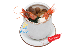 Tôm Hấp Nấm & Soup Miso