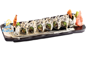 Cơm Cuộn Cua Lột Chiên & Vừng