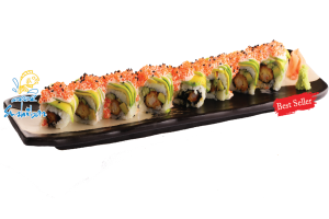 Cơm Cuộn Tôm Sú Chiên Xù & Quả Bơ