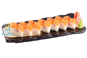 Sushi Cá Hồi Ép Hộp